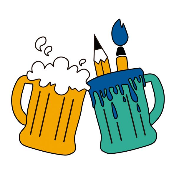 Diseña un tatuaje para el evento "Domestika Drink 'N Draw" y gana un pack de cursos 1