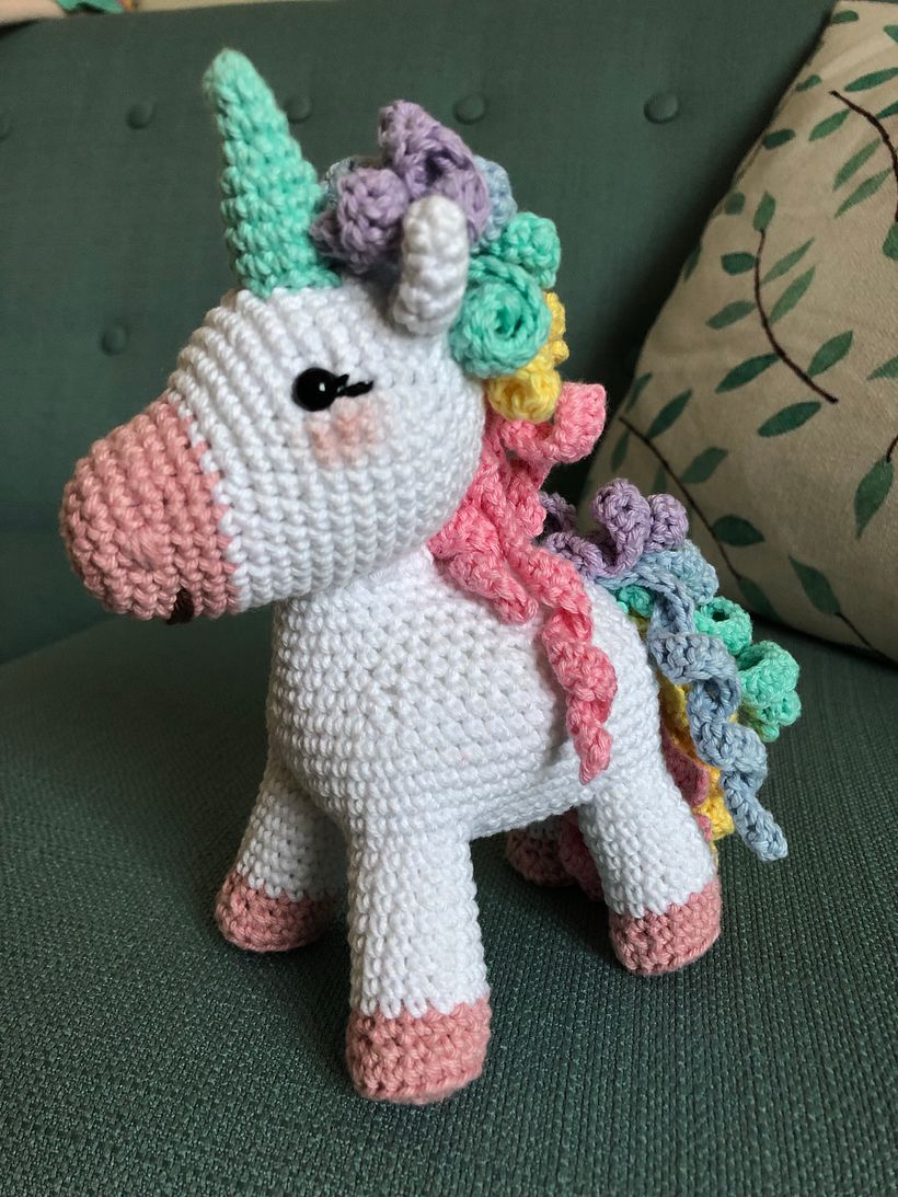 Pattern Unicornio A Ganchillo Mi Proyecto Del Curso: Amigurumi