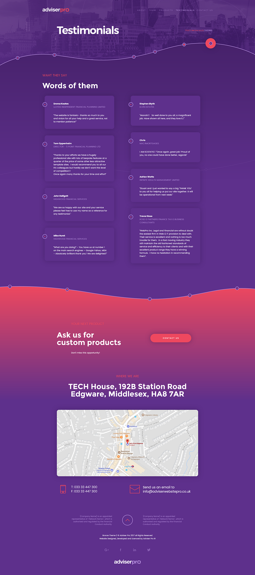 Template Adviserpro 4