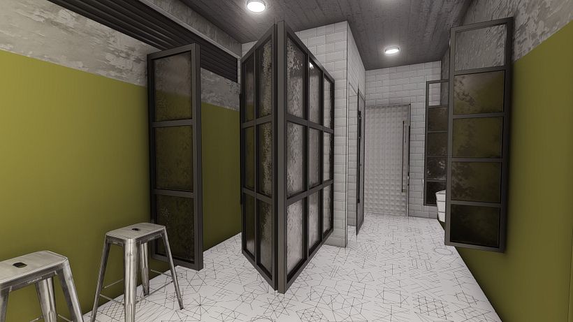 Layout circulación Baño