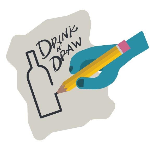 Diseña un tatuaje para el evento "Domestika Drink 'N Draw" y gana un pack de cursos 1