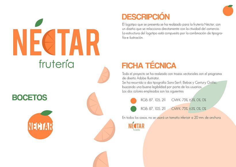 Diseño logotipo Néctar 0