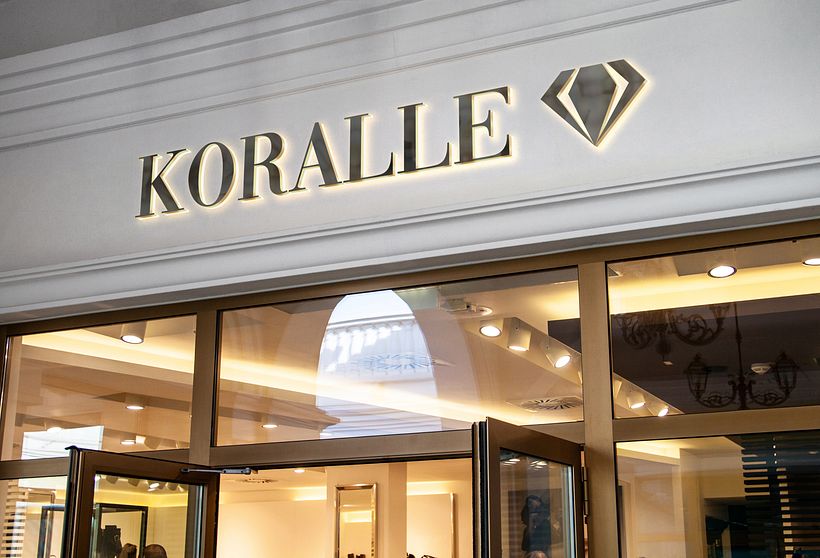 Diseño de logotipo para Joyería Koralle 2