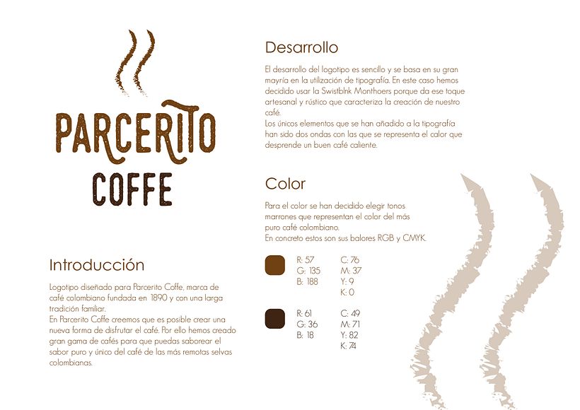 Diseño de logotipo para Parerito Coffe 1