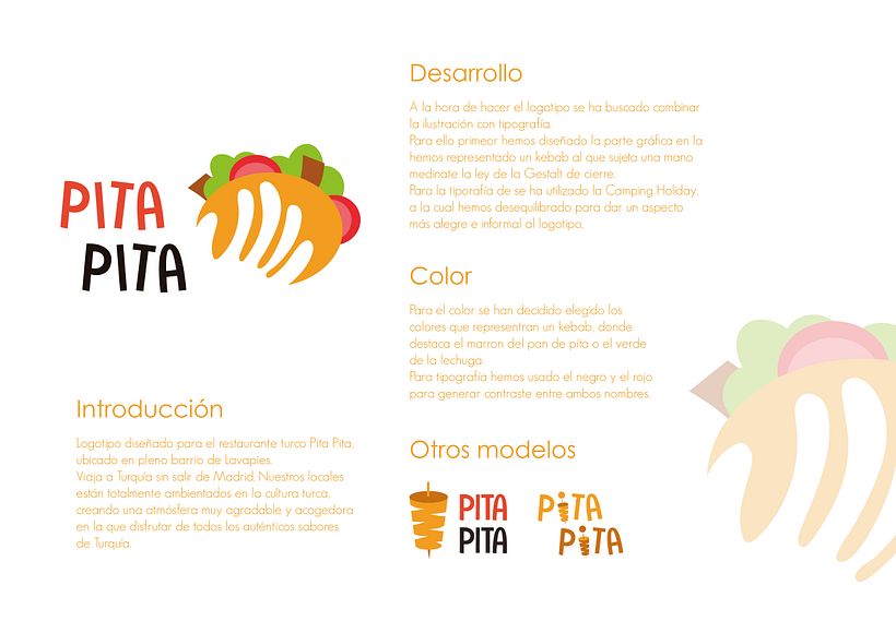 Diseño de logotipo para Kebab Pita Pita 1