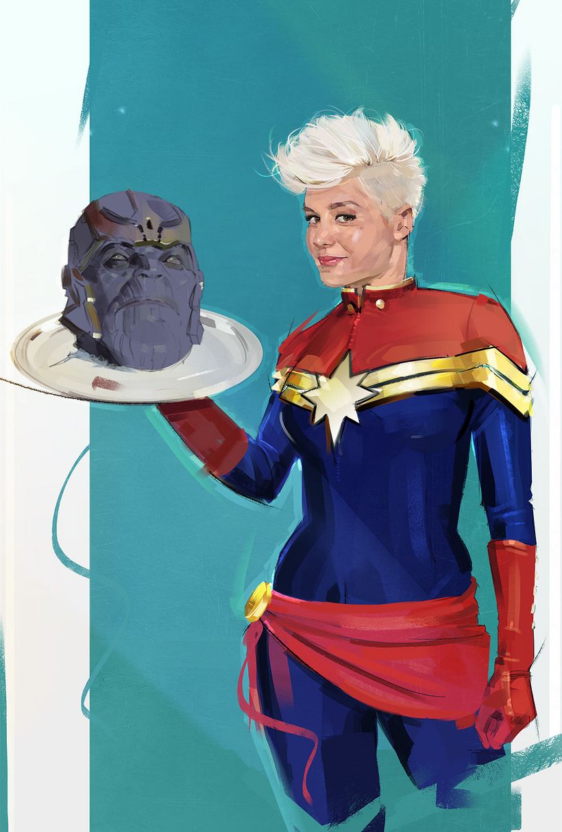 idea with Thanos's head