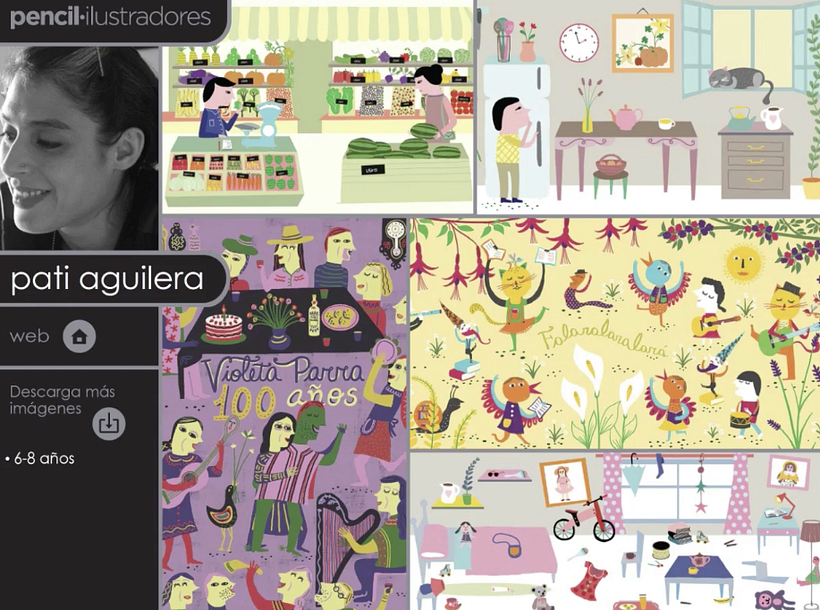 Portafolio de Pati Aguilera, centrado en ilustración infantil