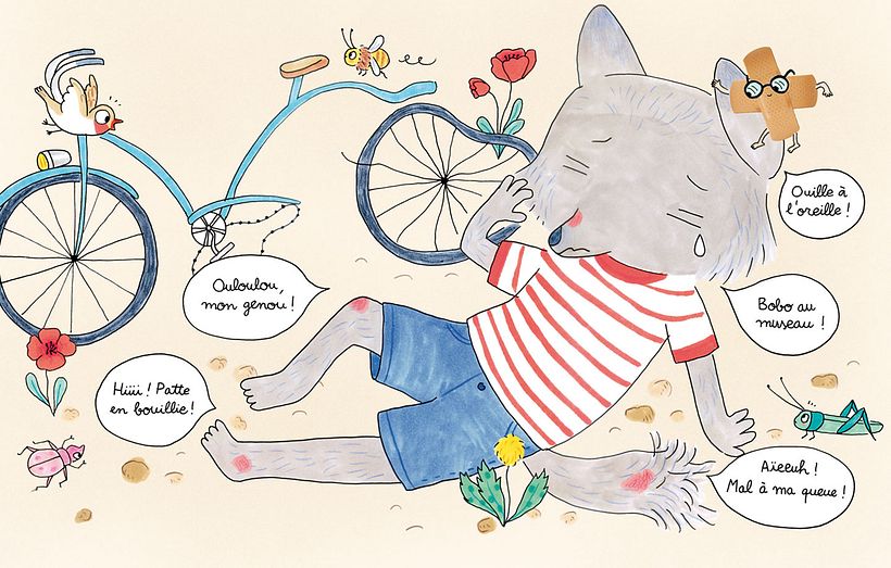 Ilustración para la revista infantil J’apprends à lire nº 220 (Milan Presse, junio de 2018).