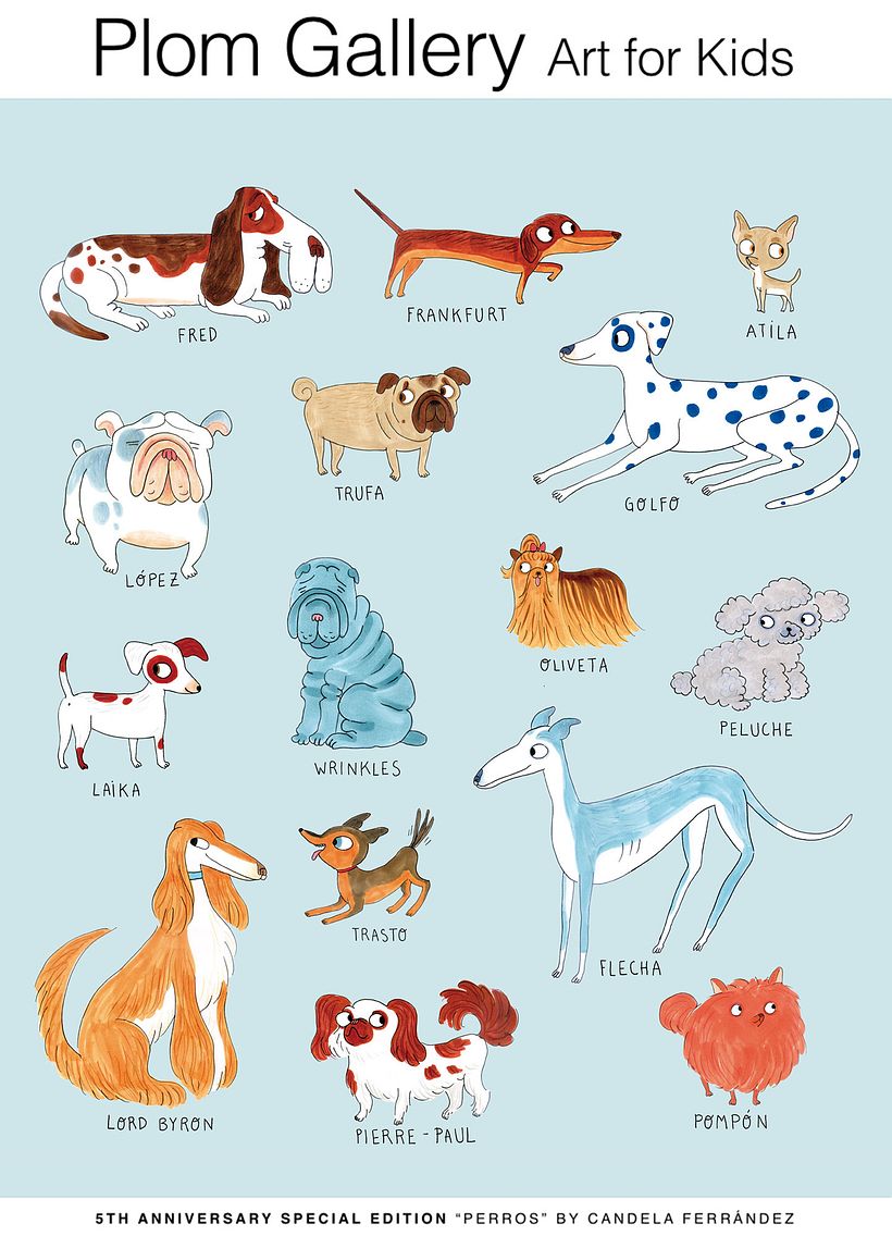 Póster ‘Perros’ para Plom Gallery 0