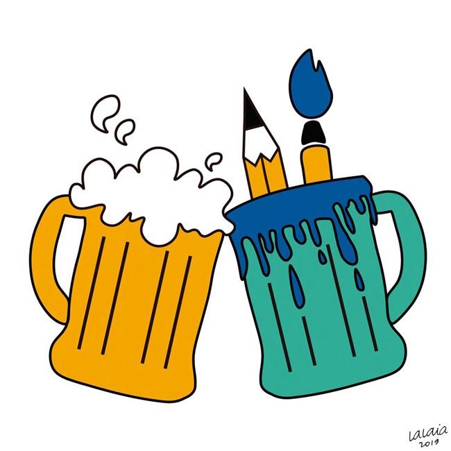 Propuesta para concurso Domestika Drink 'N Draw 0
