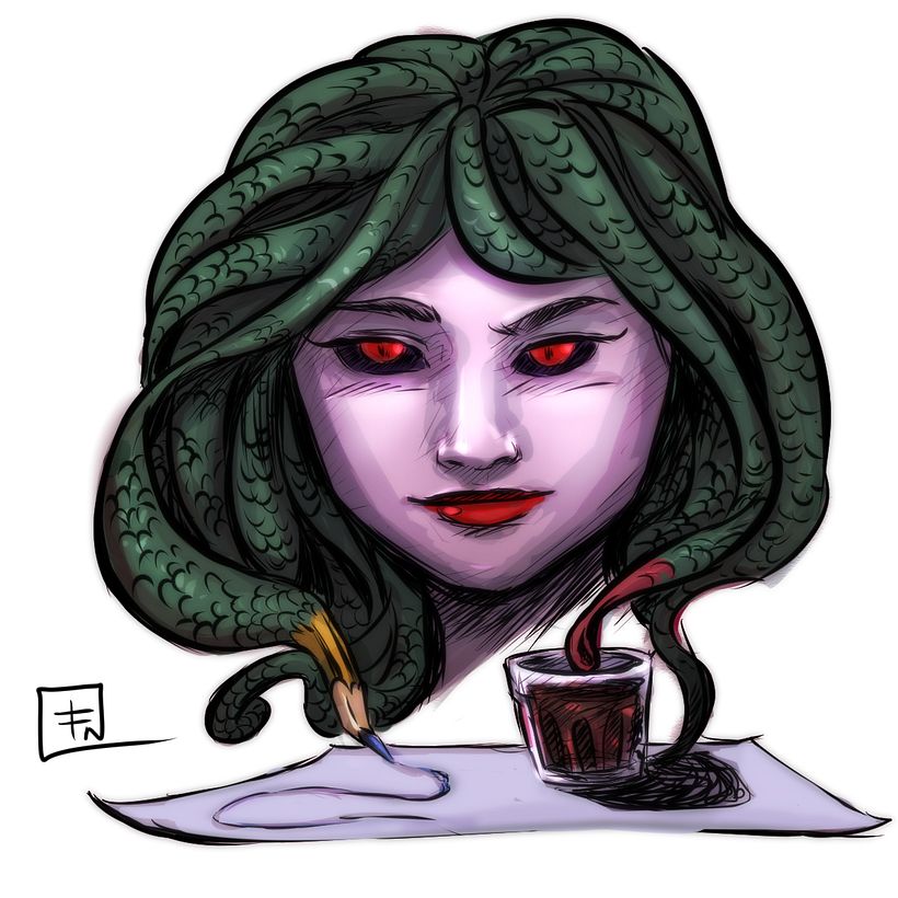 Diseña un tatuaje para el evento "Domestika Drink 'N Draw" y gana un pack de cursos 1