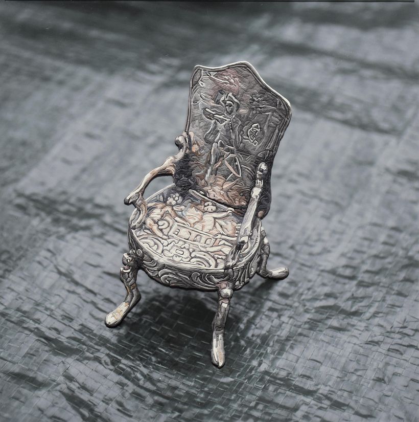 Recolección y apropiación: Serie realizada en Berlin. Recorriendo los mercados de las pulgas, fui sacando registro de los puestos y luego algunos elementos los hice en plasticina. 0