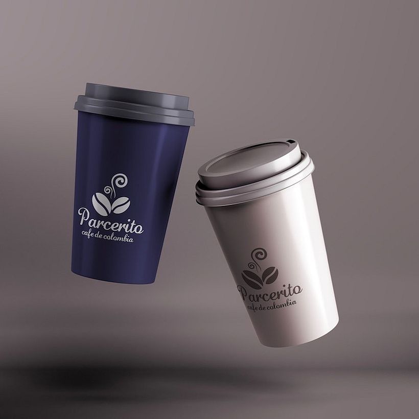 Diseño de Logotipo para marca de Café “El Parcerito”. 1