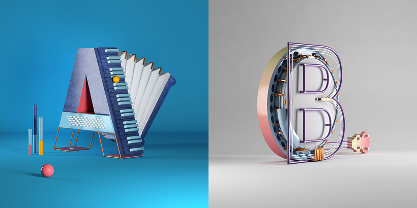A for accordion / B for banjo.