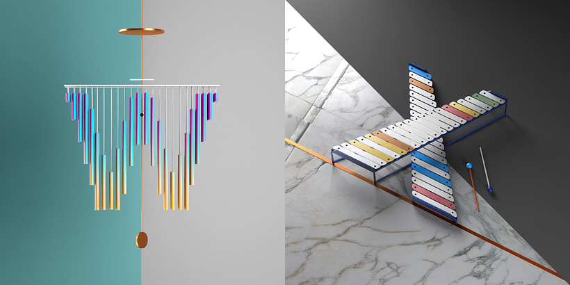 W for wind chimes / X for xylophone.