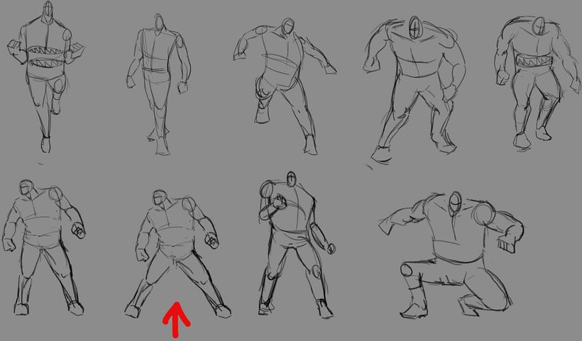 Mi Proyecto del curso: Ilustración para cómics: anatomía de un superhéroe 7