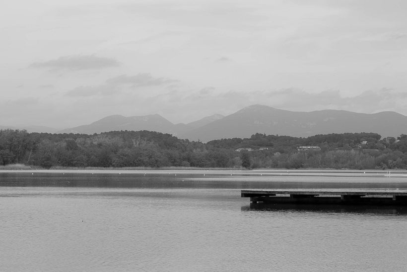 Estany de Banyoles, Girona, España.