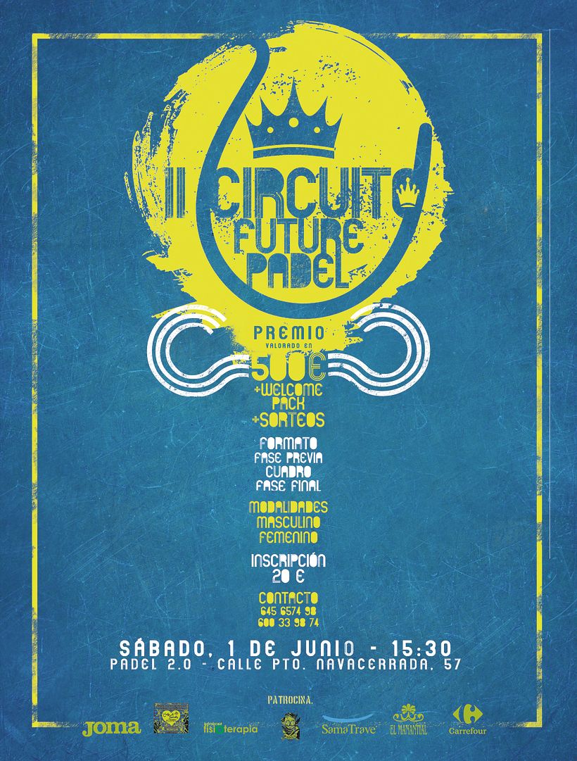 Cartel - II Circuito Future Padel (2019) | Illustrator & Photoshop