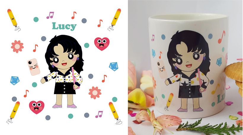 Mi Proyecto del curso: Diseño de personajes estilo kawaii 3