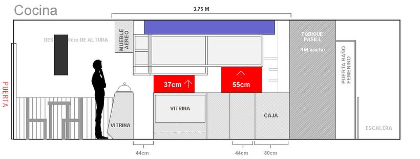 (3D) Tienda comercial de Café 4