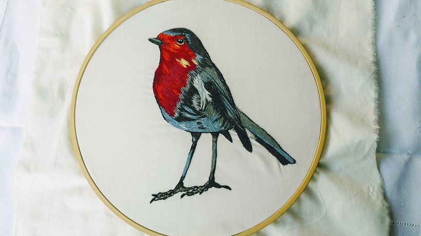 Mi Proyecto del curso: Pintar con hilo: técnicas de ilustración textil 0