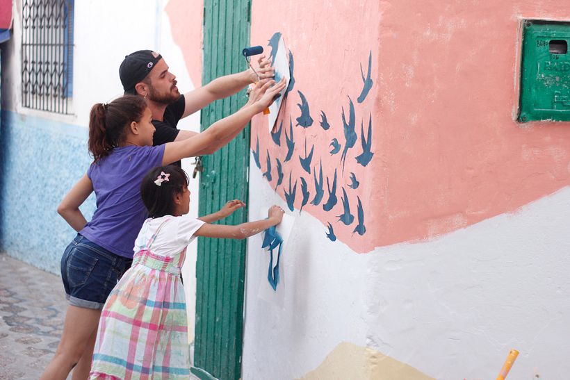 Intervención Mural en Assilah 4