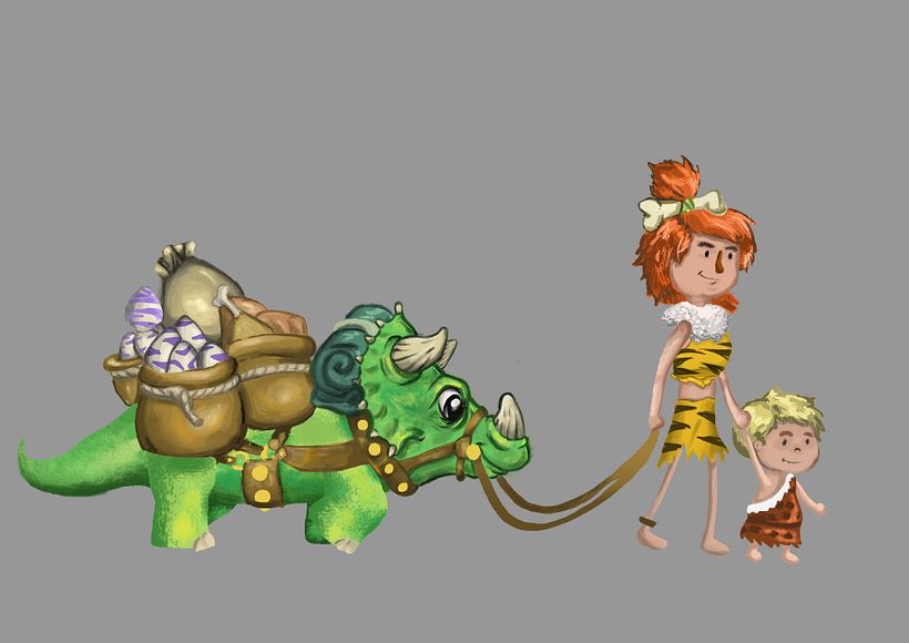 Trabajo ilustrado en PS