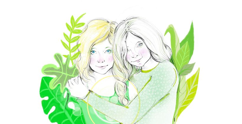 Final illustration: Pencil color, watercolor and procreate.