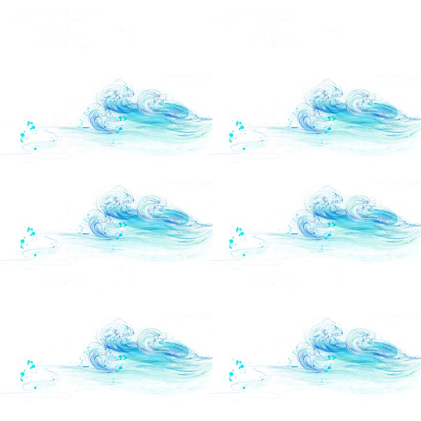Wales: Pencil color, watercolor, wax and procreate.