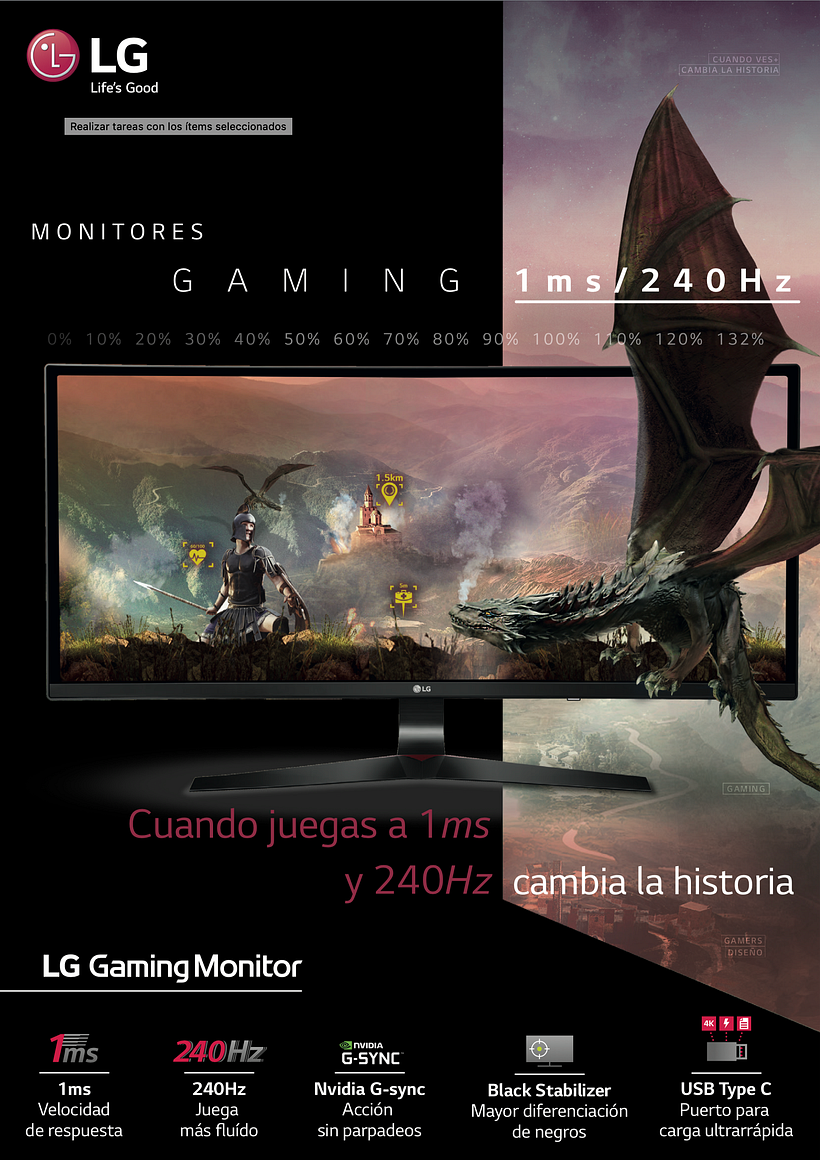 Creativa, ilustradora y AF para B2B en LG Electronics España. 13