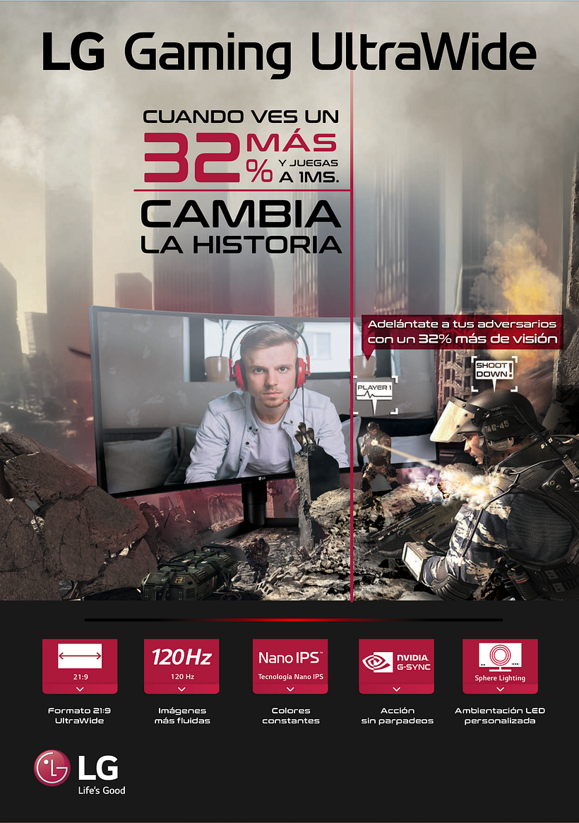 Creativa, ilustradora y AF para B2B en LG Electronics España. 14