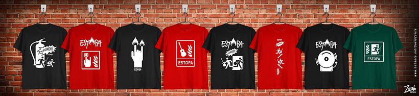 ESTOPA GIRA FUEGO: Camisetas exclusivas de edición limitada. 3