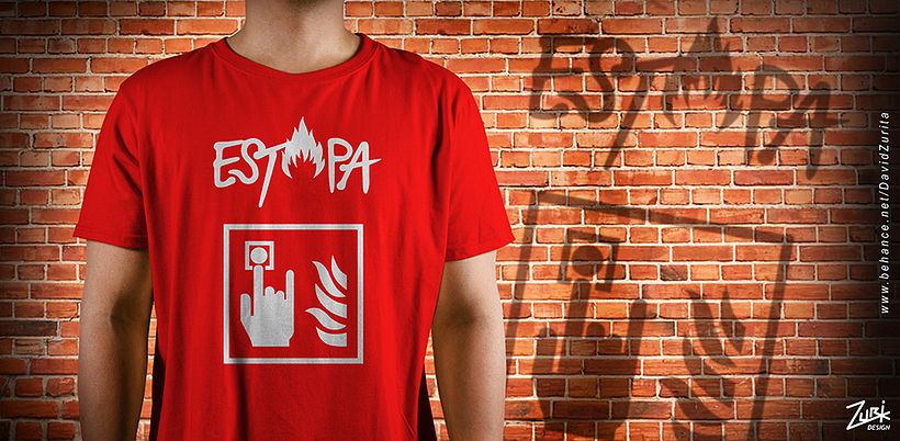 ESTOPA GIRA FUEGO: Camisetas exclusivas de edición limitada. 10