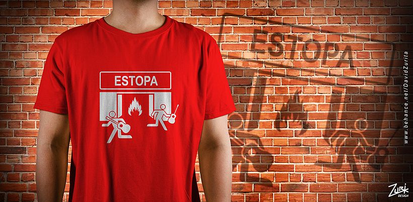 ESTOPA GIRA FUEGO: Camisetas exclusivas de edición limitada. 7