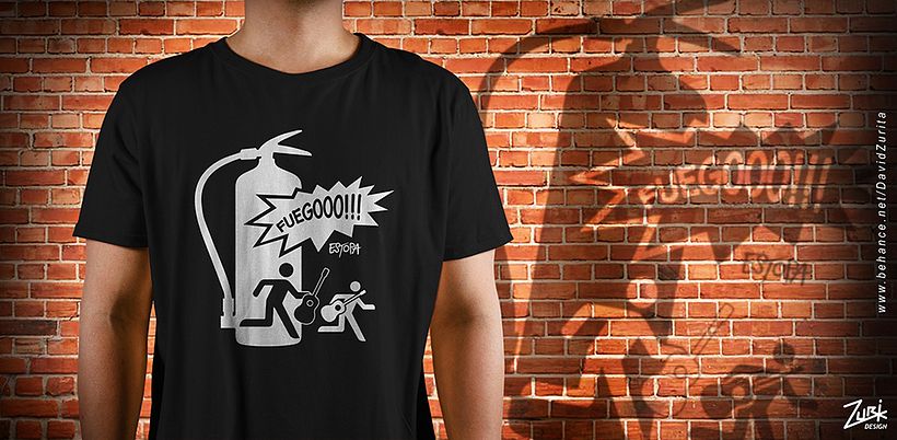 ESTOPA GIRA FUEGO: Camisetas exclusivas de edición limitada. 12