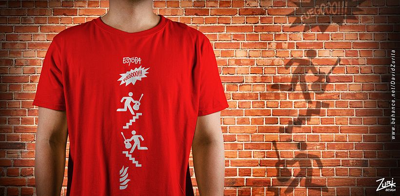 ESTOPA GIRA FUEGO: Camisetas exclusivas de edición limitada. 15