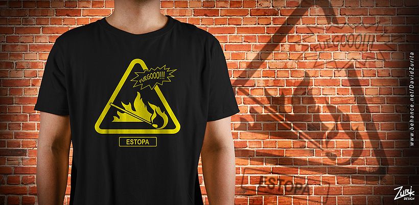 ESTOPA GIRA FUEGO: Camisetas exclusivas de edición limitada. 13