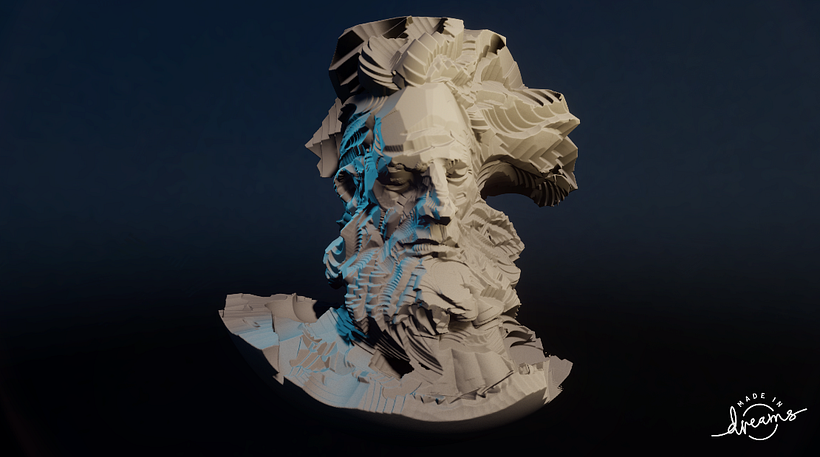 Escultura creada en 'Dreams'