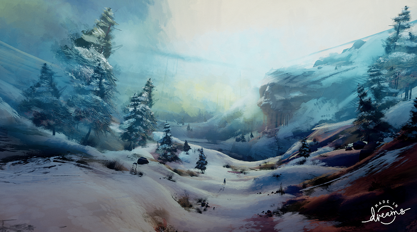 Paisaje realizado en 'Dreams'