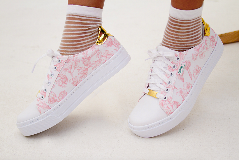 Bloemen sneakers 2