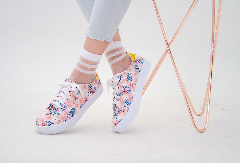 Bloemen sneakers 5