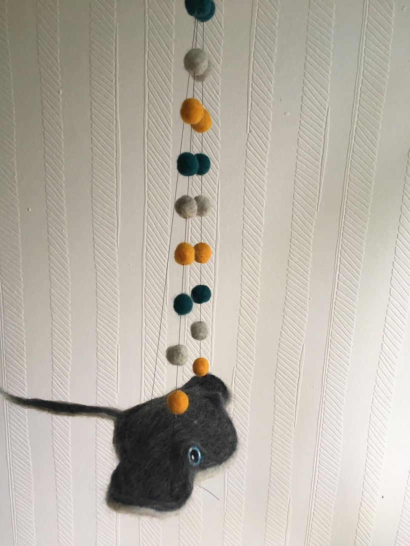 Mi Proyecto del curso: Needle felting: creación de personajes con lana y aguja 2