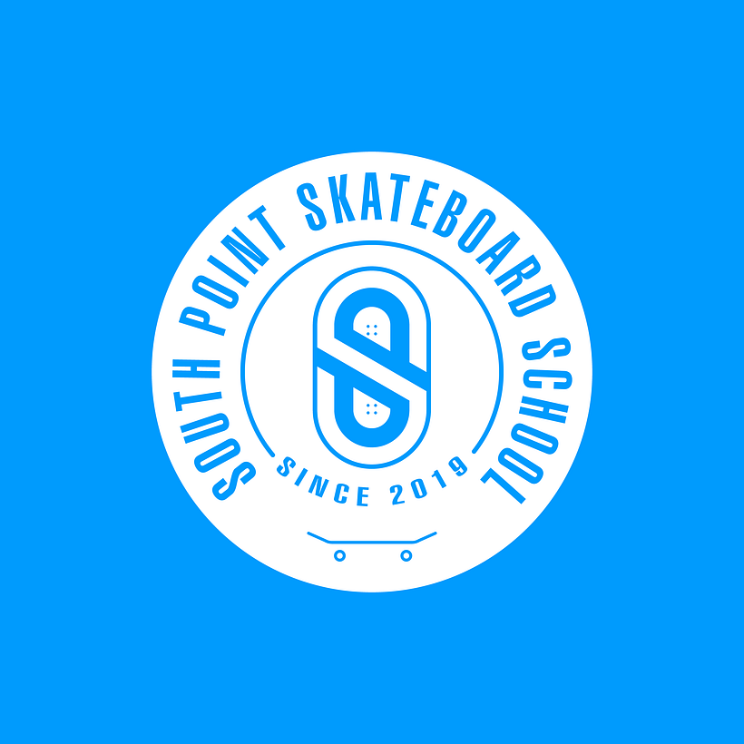 Mi Proyecto del curso: Identidad South Point Skateboard School 0