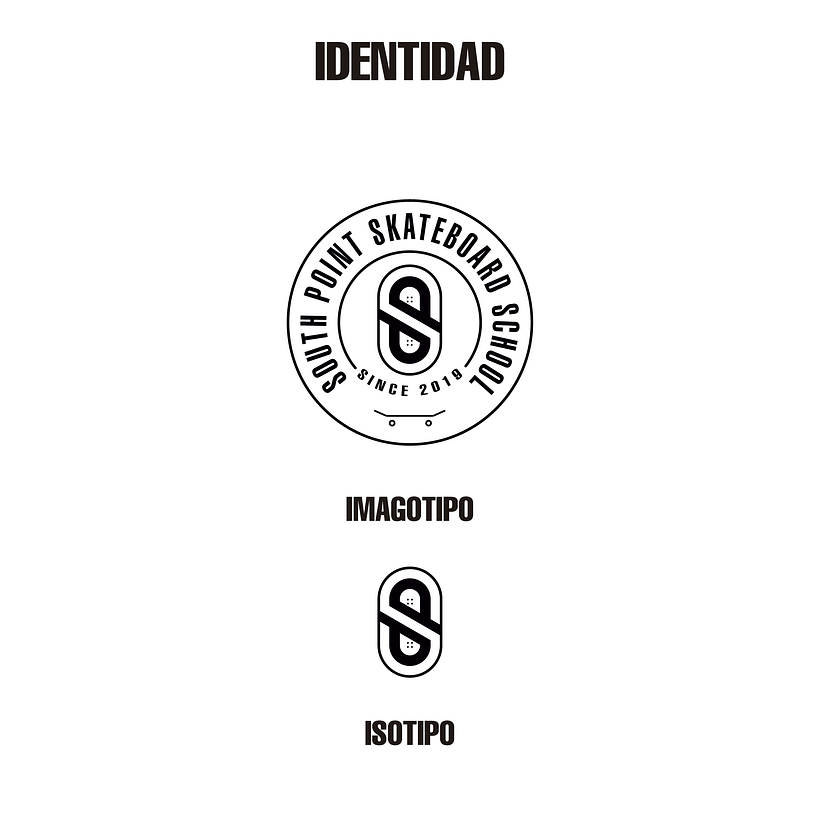 Mi Proyecto del curso: Identidad South Point Skateboard School 1