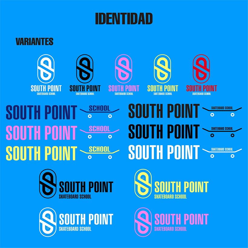 Mi Proyecto del curso: Identidad South Point Skateboard School 5