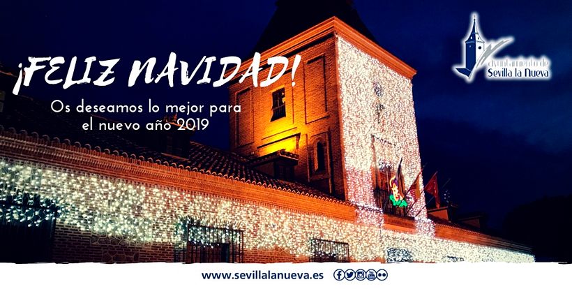 Felicitación navideña del Ayuntamiento de Sevilla la Nueva 0