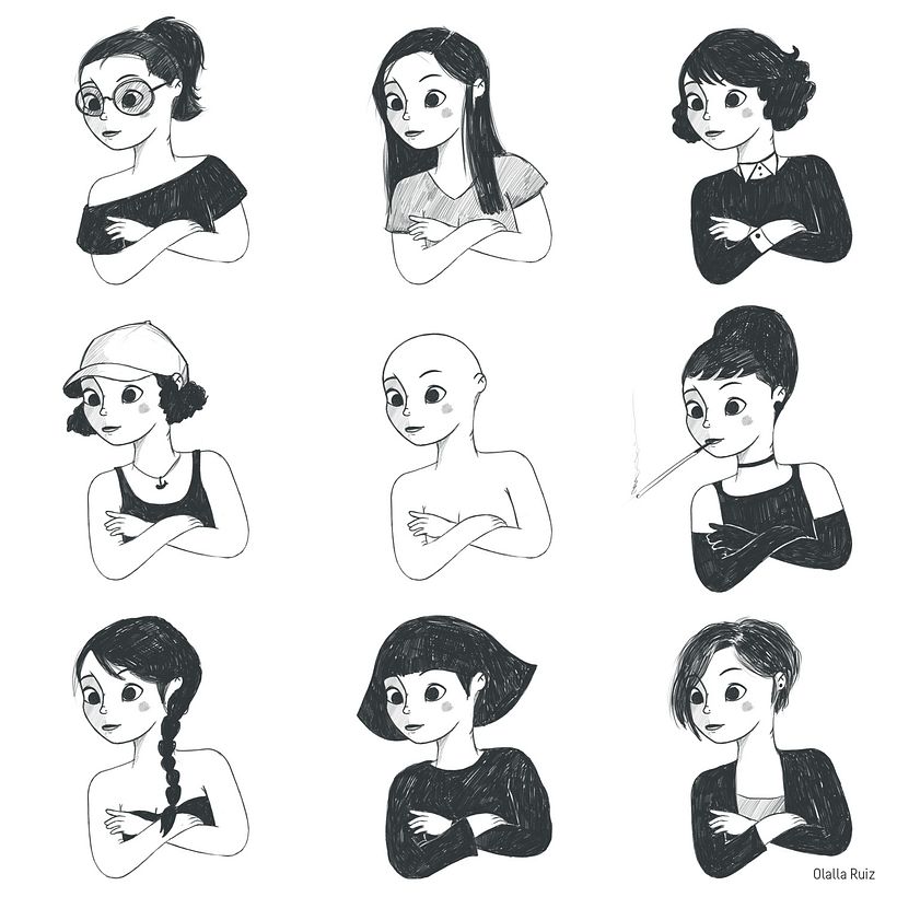 Dibujo de personajes 10
