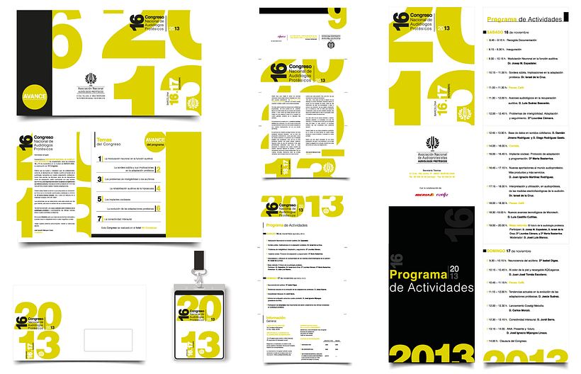 Diseño editorial programa Congreso Nacional -1