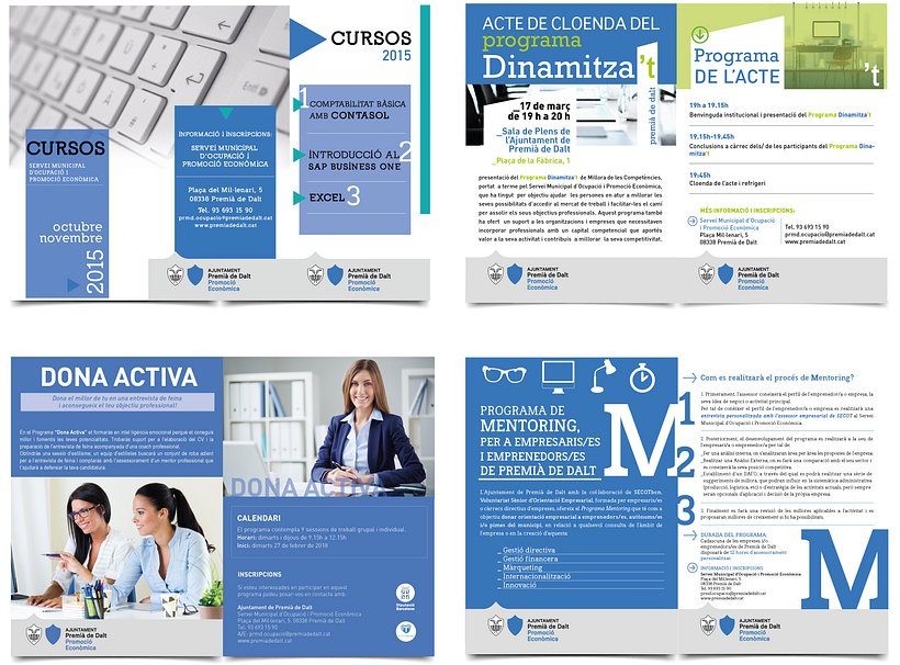 Diseño folletos Cursos Formacion -1