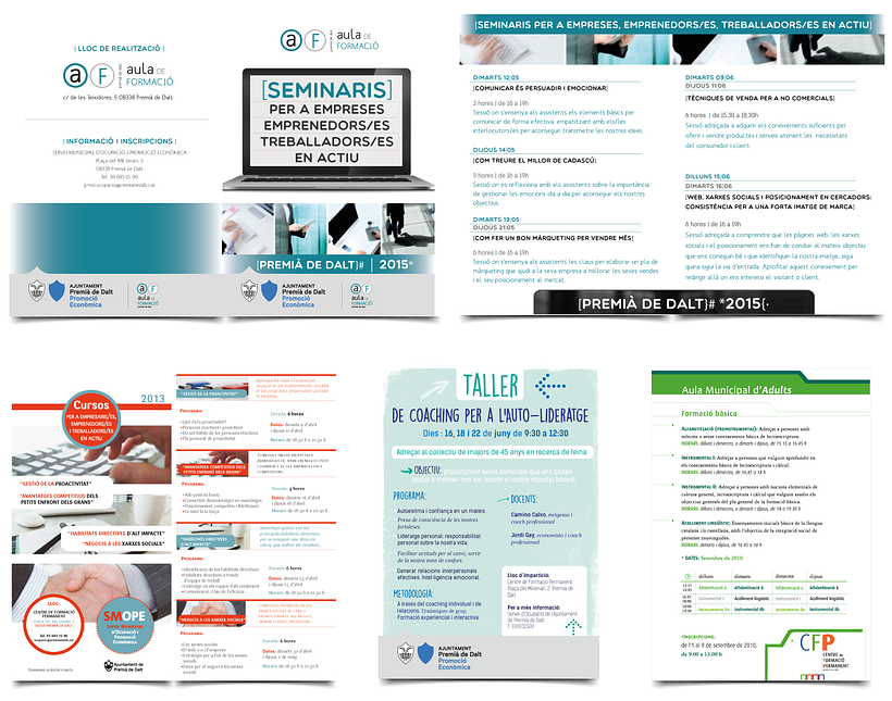 Diseño Folletos Cursos Formación -1